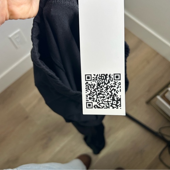 NWT EB Denim Split Hem Cotton Legging in Black Size Large - Picture 14 of 15